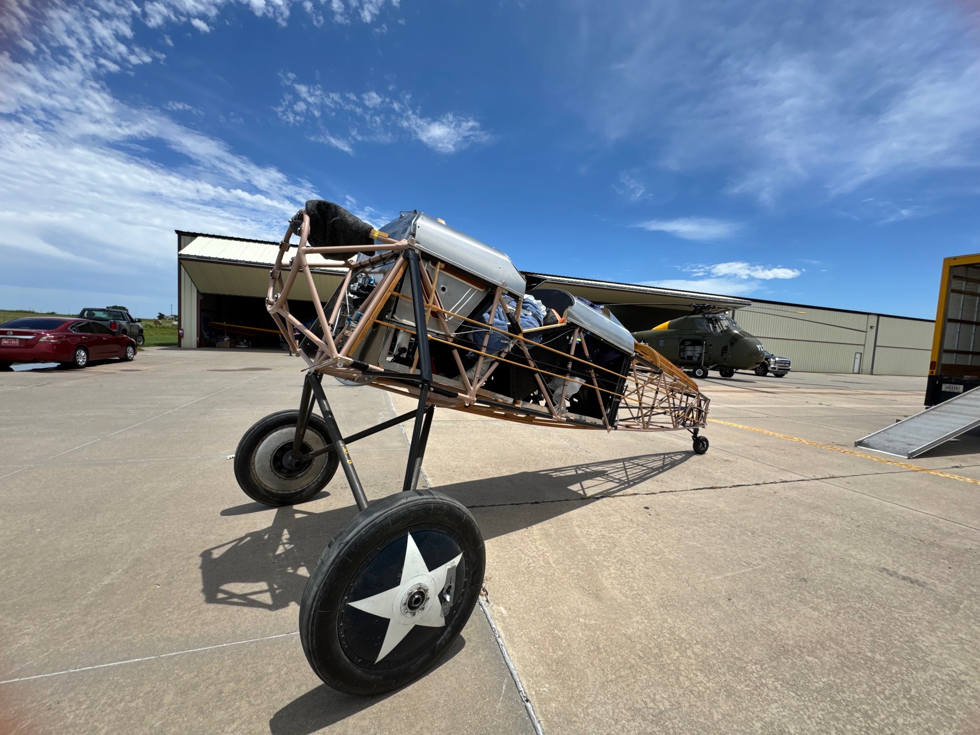 Bare airframe after fabric removal